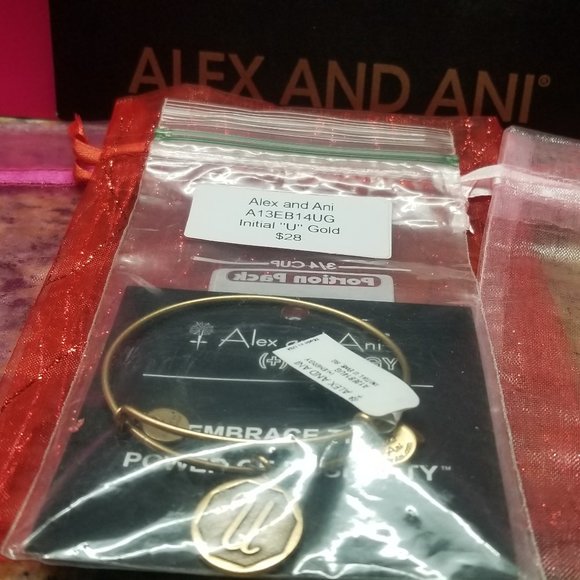 - NWT !!!!   ALEX AND ANI BRACELETS   with gift pouch and New Alex and Ani BAG!! - Picture 8 of 8